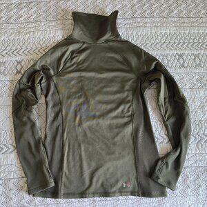 Under Amour ColdGear mock neck fitted long sleeve top